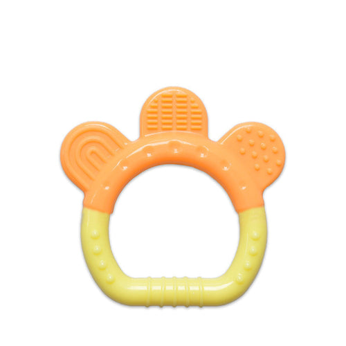 Toddlers Infants Baby Teething Toy Soft Silicone Fruit Teether Holder