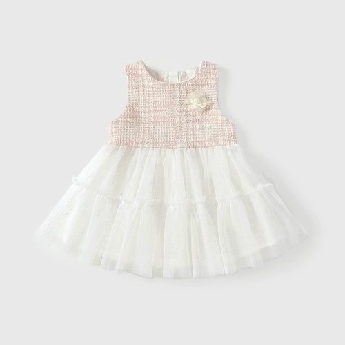 Arrival Autumn Baby Kids Girls Color Patchwork Sleeveless Plaid Dress